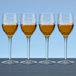 4 Glass White Wine Glass Set 